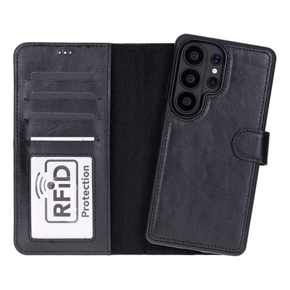 Magic Samsung Galaxy S26 Ultra Detachable Leather Wallet Case – Core Palette