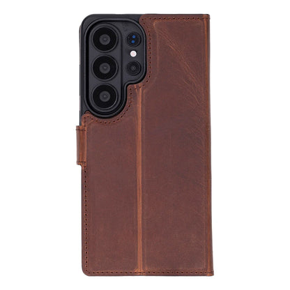 Magic Samsung Galaxy S26 Ultra Detachable Leather Wallet Case – Core Palette
