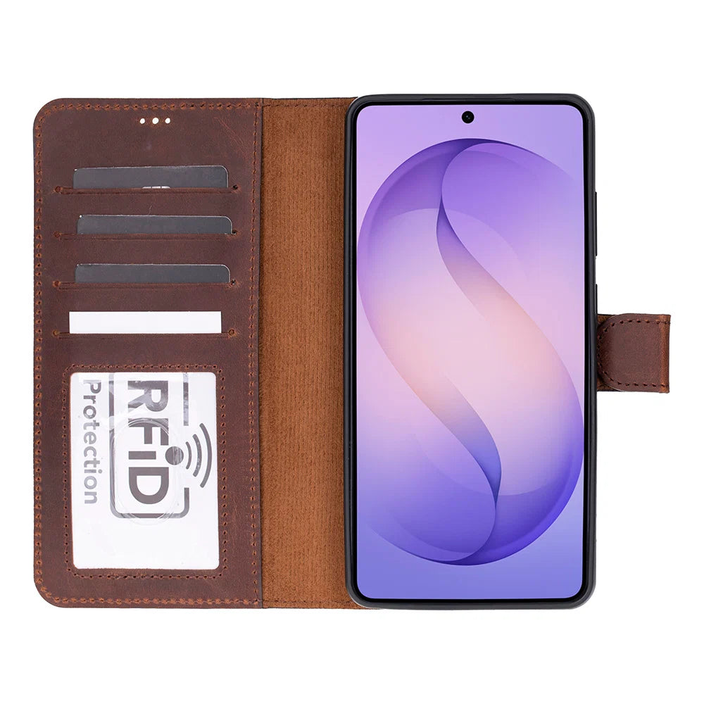 Magic Samsung Galaxy S26 Ultra Detachable Leather Wallet Case