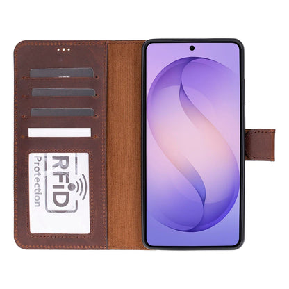 Magic Samsung Galaxy S26 Ultra Detachable Leather Wallet Case – Core Palette