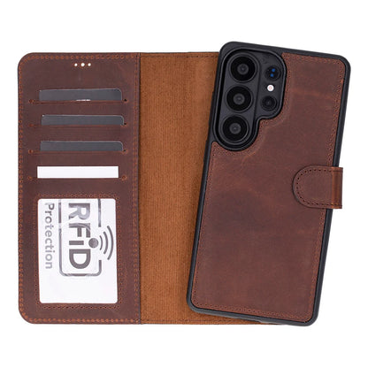 Magic Samsung Galaxy S26 Ultra Detachable Leather Wallet Case – Core Palette