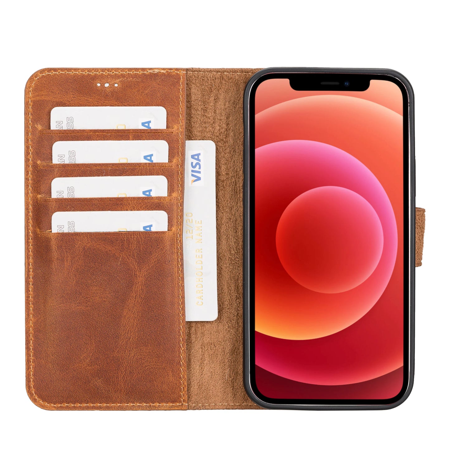 Apple iPhone 12 Series Detachable Leather Case / MW iPhone 12 Pro Max 6.7" / FL1