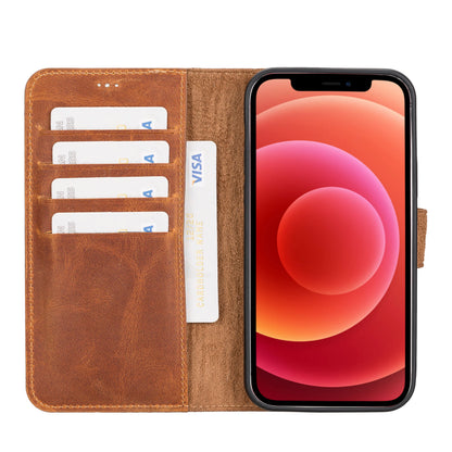 Apple iPhone 12 Series Detachable Leather Case / MW iPhone 12 Pro Max 6.7" / FL1