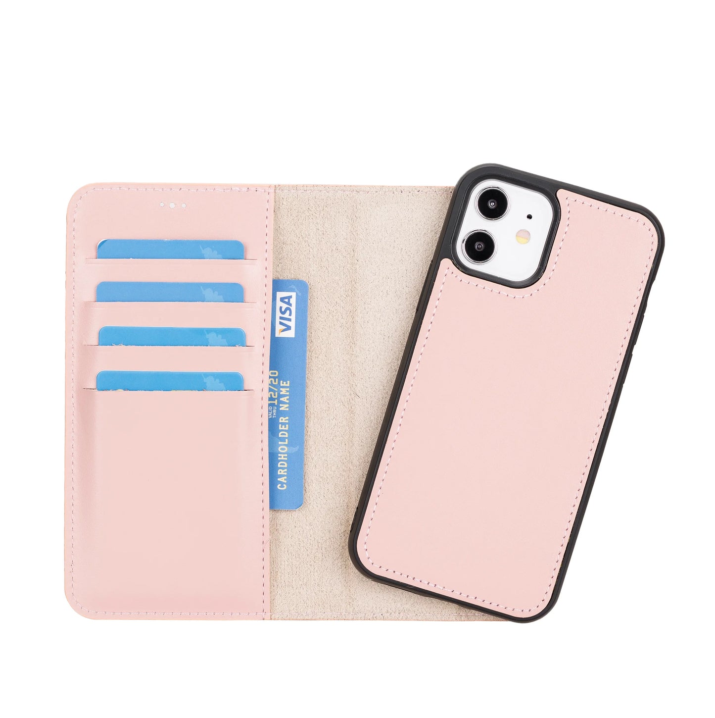 Apple iPhone 12 Series Detachable Leather Case / MW iPhone 12 Pro Max 6.7" / FL1