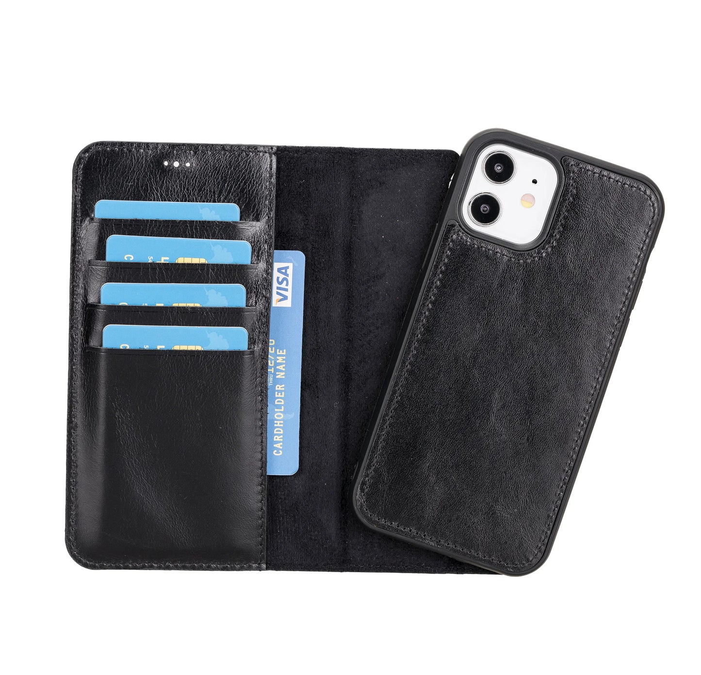Apple iPhone 12 Series Detachable Leather Case / MW iPhone 12 Pro Max 6.7" / FL1