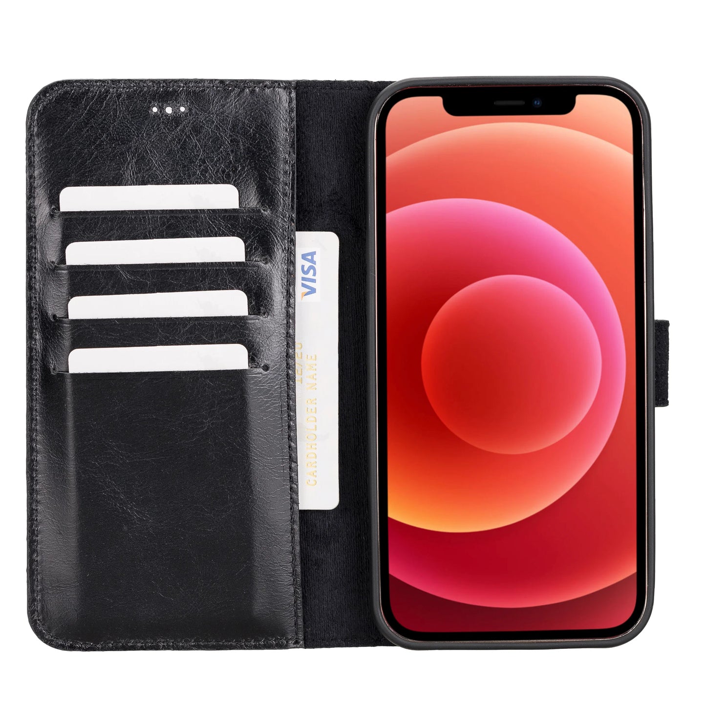 Apple iPhone 12 Series Detachable Leather Case / MW iPhone 12 Pro Max 6.7" / FL1