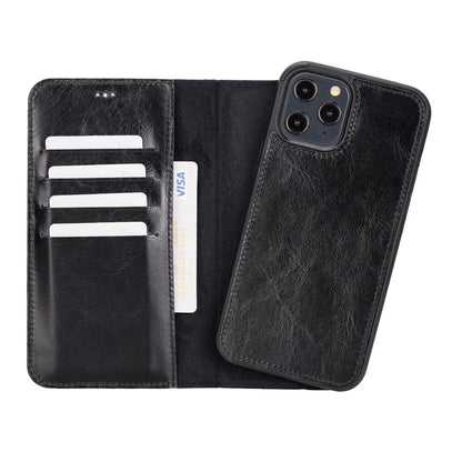 Apple iPhone 12 Series Detachable Leather Case / MW iPhone 12 Pro Max 6.7" / FL1