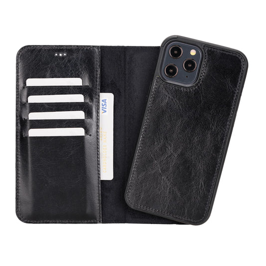 Apple iPhone 12 Series Detachable Leather Case / MW iPhone 12 Pro Max 6.7" / FL1