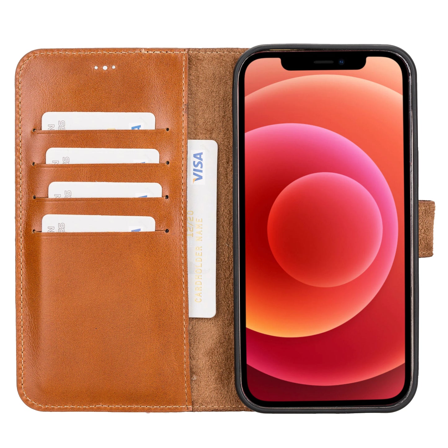 Apple iPhone 12 Series Detachable Leather Case / MW iPhone 12 Pro Max 6.7" / FL1