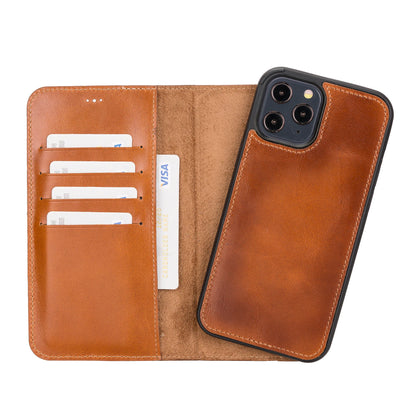 Apple iPhone 12 Series Detachable Leather Case / MW iPhone 12 Pro Max 6.7" / FL1
