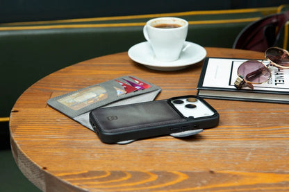 Magic iPhone 17 Pro Detachable Leather Wallet Case – Core Palette