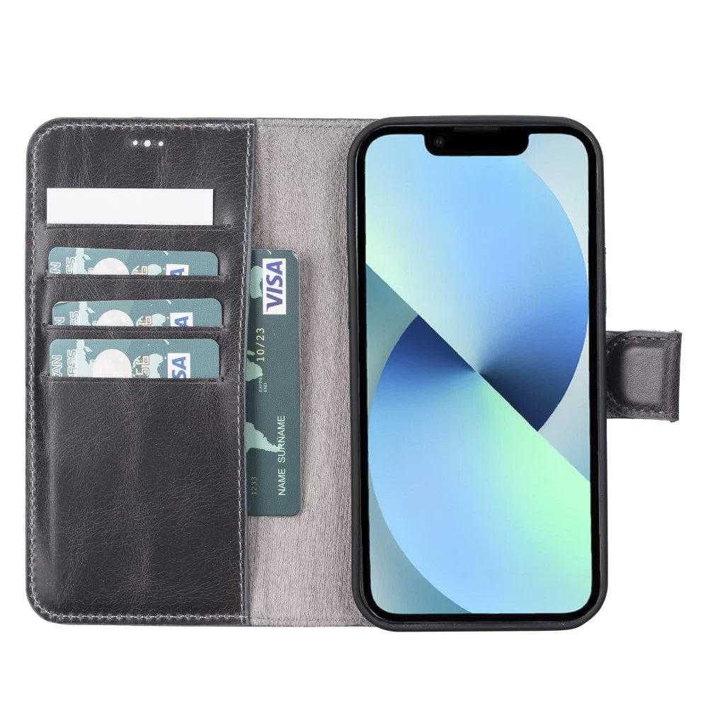 Apple iPhone 13 Series Detachable Leather Case RFID/ MWW iPhone 13 6.1" / RST2EF