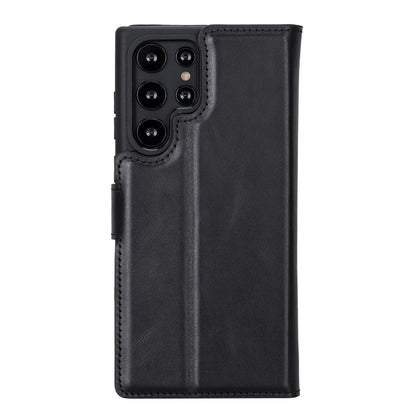 Magic Samsung Galaxy S22 Ultra Leather Detachable Wallet Case