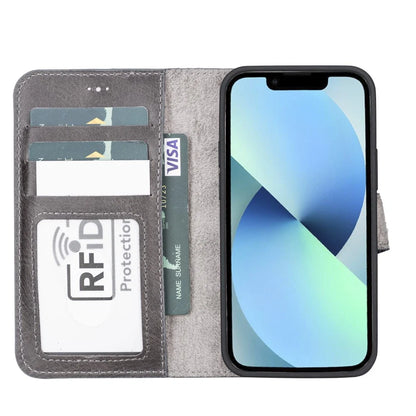Apple iPhone 13 Series Detachable Leather Case RFID/ MWW iPhone 13 6.1" / RST2EF