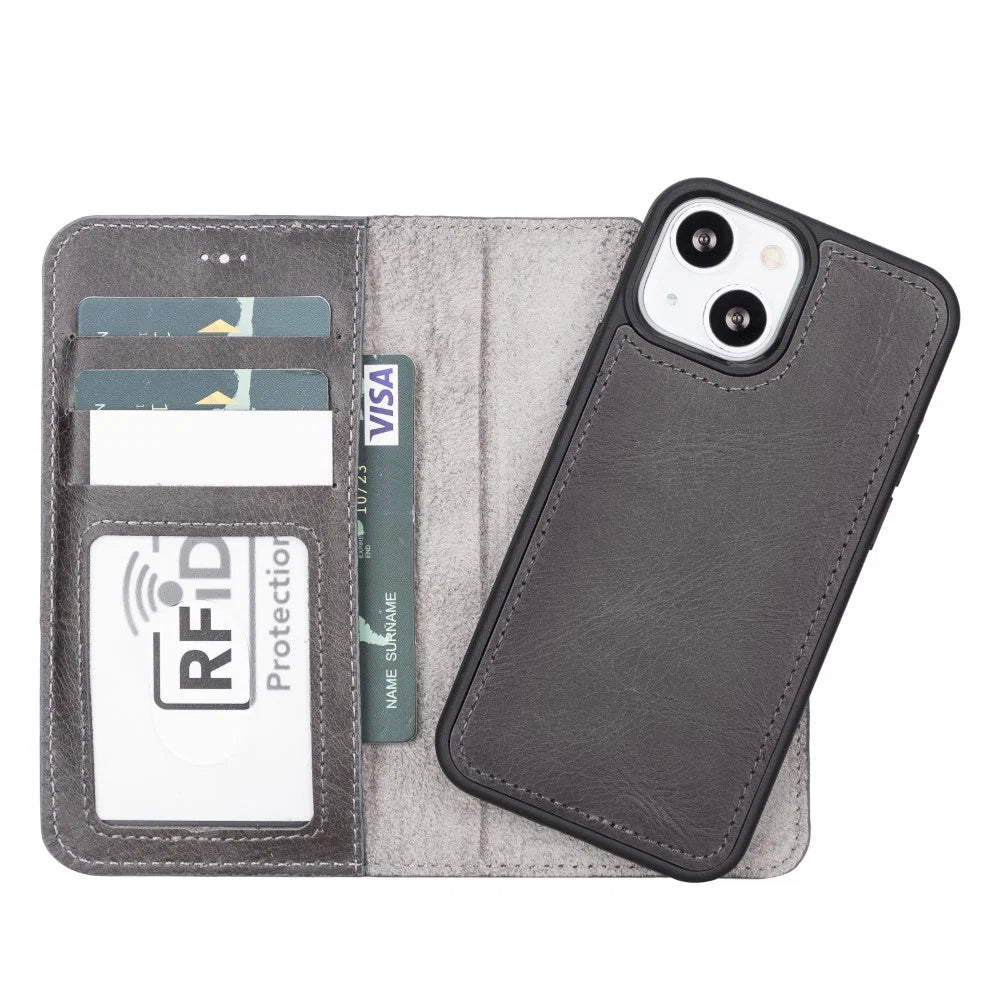 Apple iPhone 13 Series Detachable Leather Case RFID/ MWW iPhone 13 6.1" / RST2EF