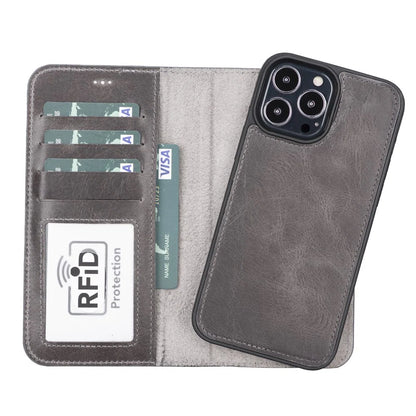 Apple iPhone 13 Series Detachable Leather Case RFID/ MWW iPhone 13 6.1" / RST2EF