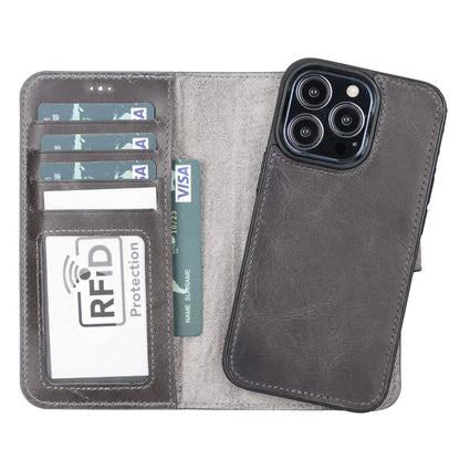 Apple iPhone 13 Series Detachable Leather Case RFID/ MWW iPhone 13 6.1" / RST2EF