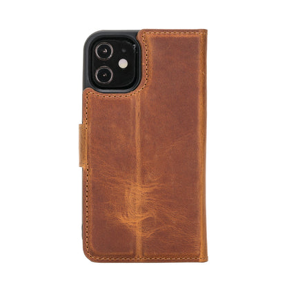 Liluri iPhone 12 mini Detachable Leather Wallet Case