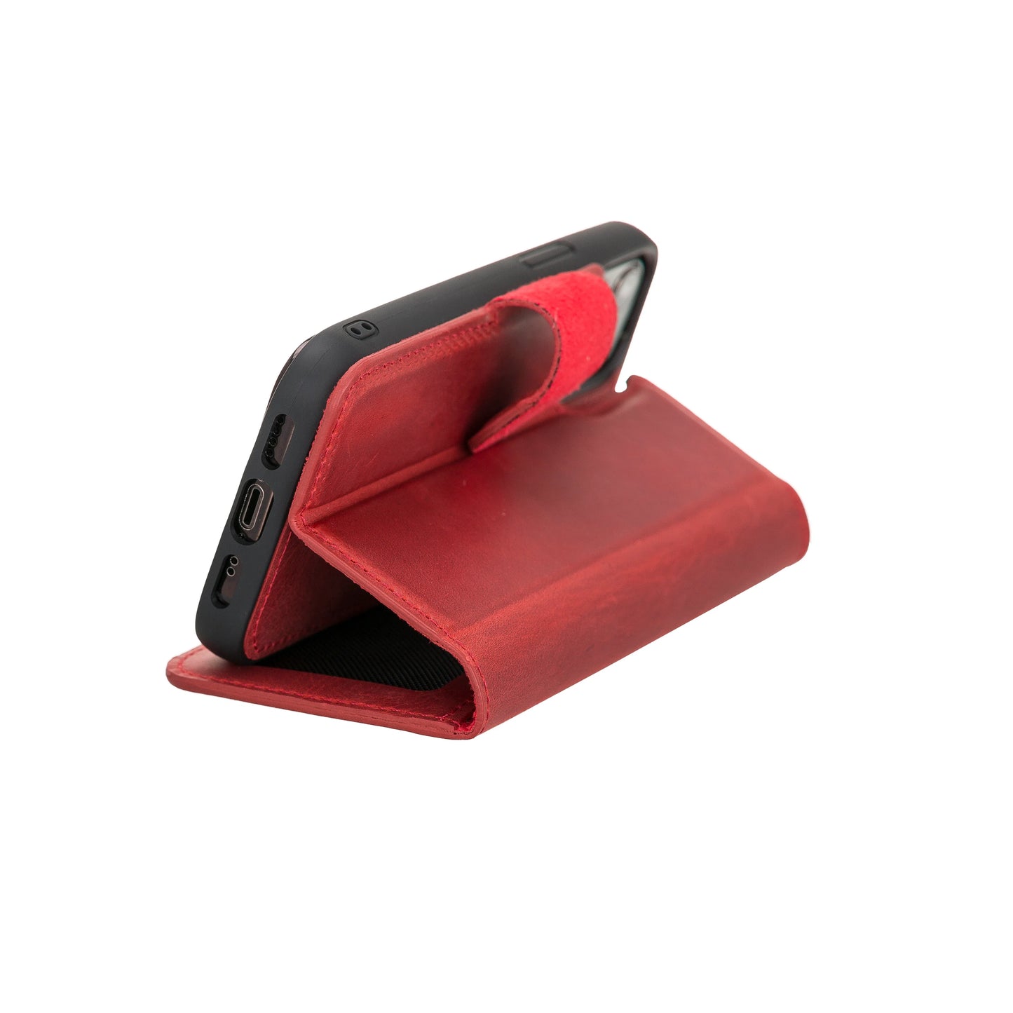 Liluri iPhone 12 Mini Detachable Leather Wallet Case
