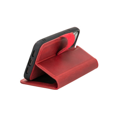 Liluri iPhone 12 mini Detachable Leather Wallet Case