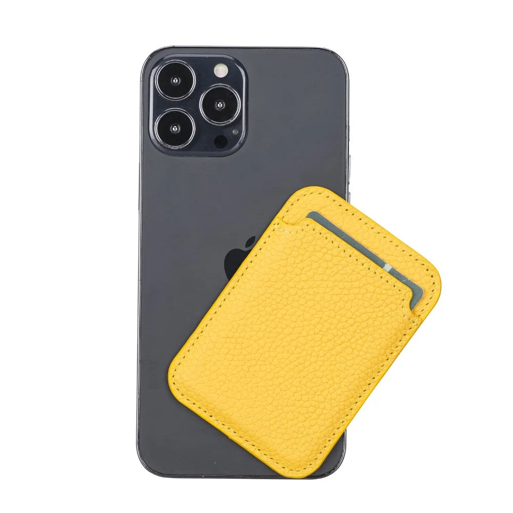 Maggy Leather Magnetic Card Holder
