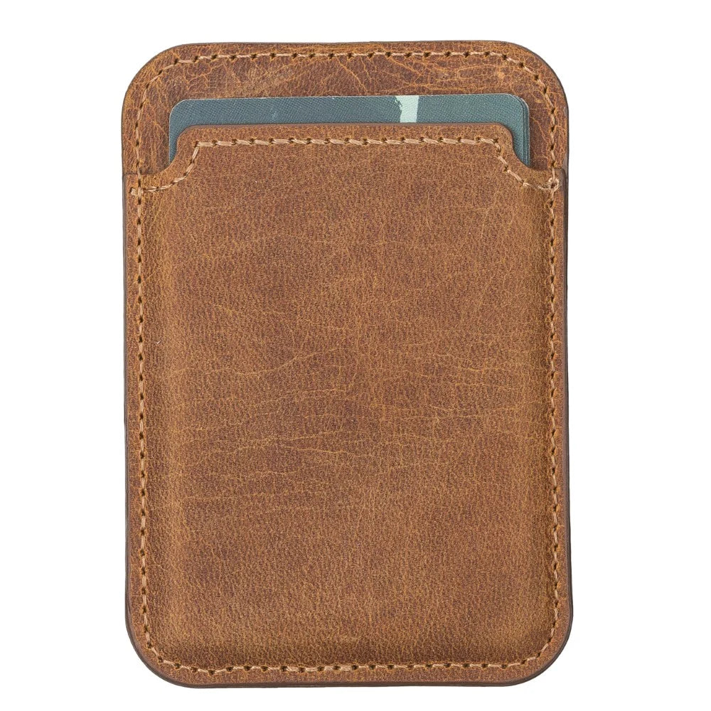 Maggy Leather Magnetic Card Holder
