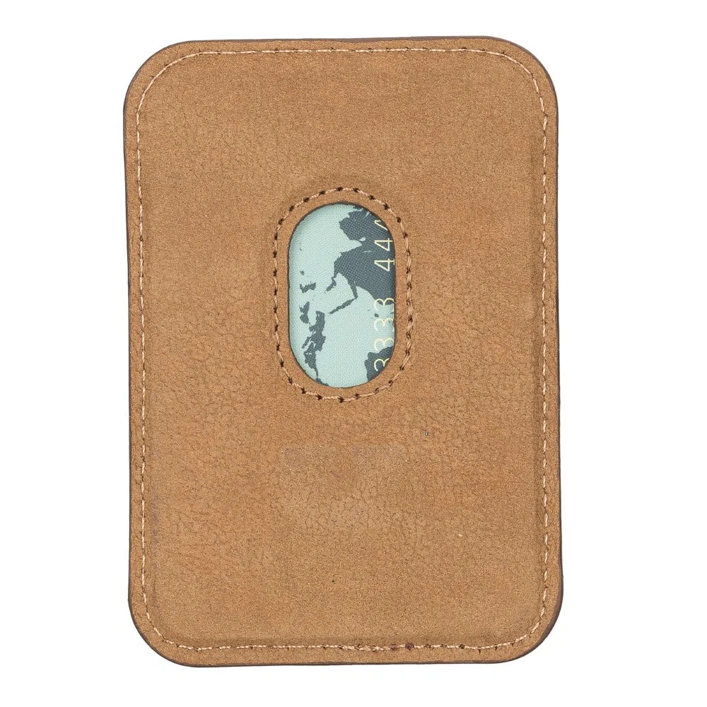 Maggy Leather Magnetic Card Holder