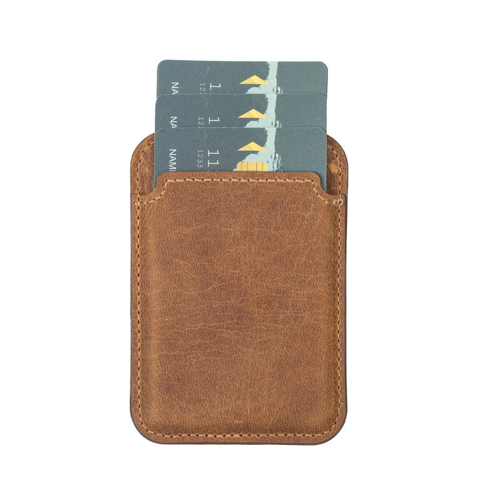 Maggy Leather Magnetic Card Holder