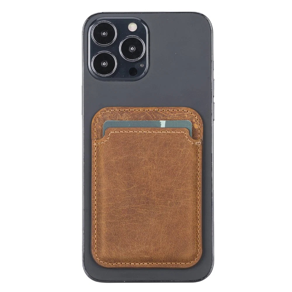 Maggy Leather Magnetic Card Holder