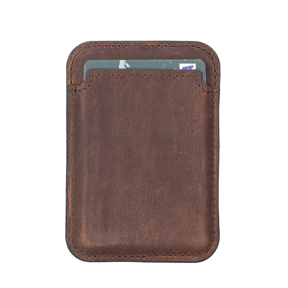 Maggy Leather Magnetic Card Holder
