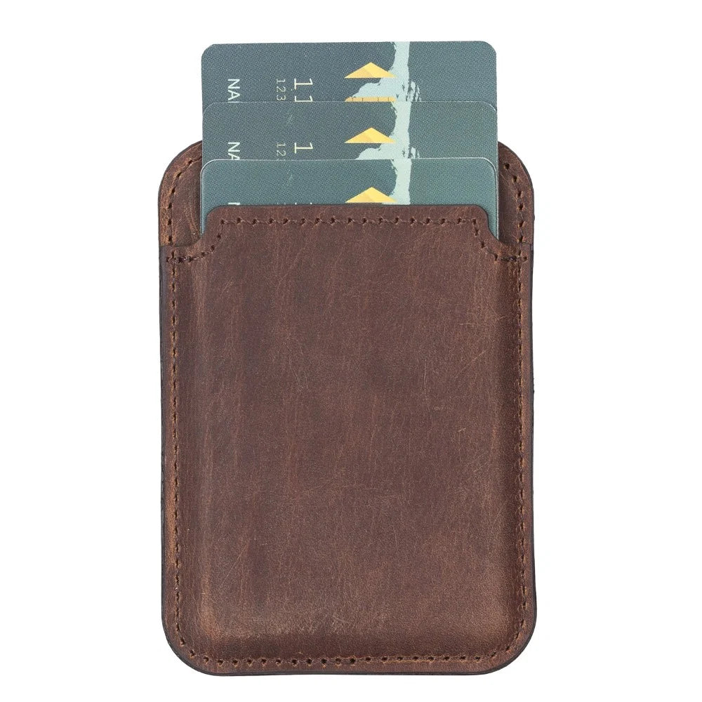 Maggy Leather Magnetic Card Holder