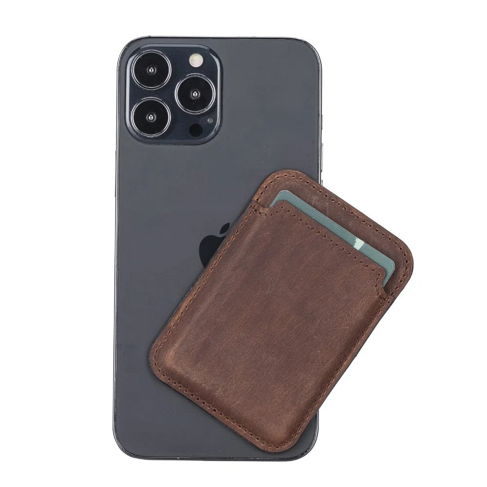 Maggy Leather Magnetic Card Holder