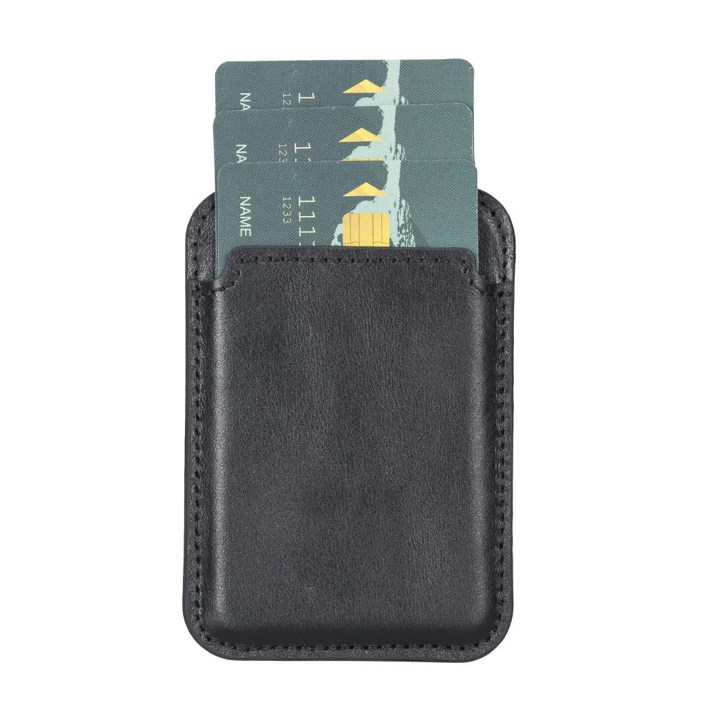 Maggy Leather Magnetic Card Holder