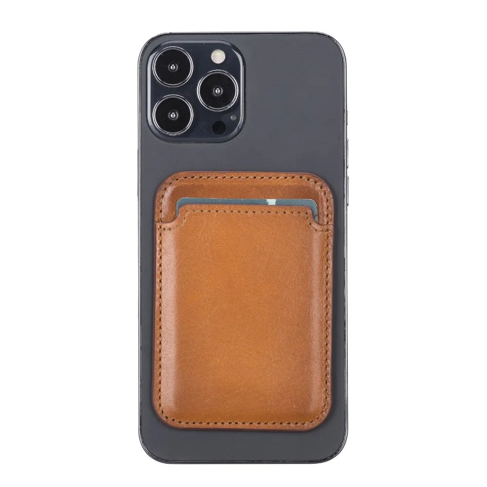 Maggy Leather Magnetic Card Holder