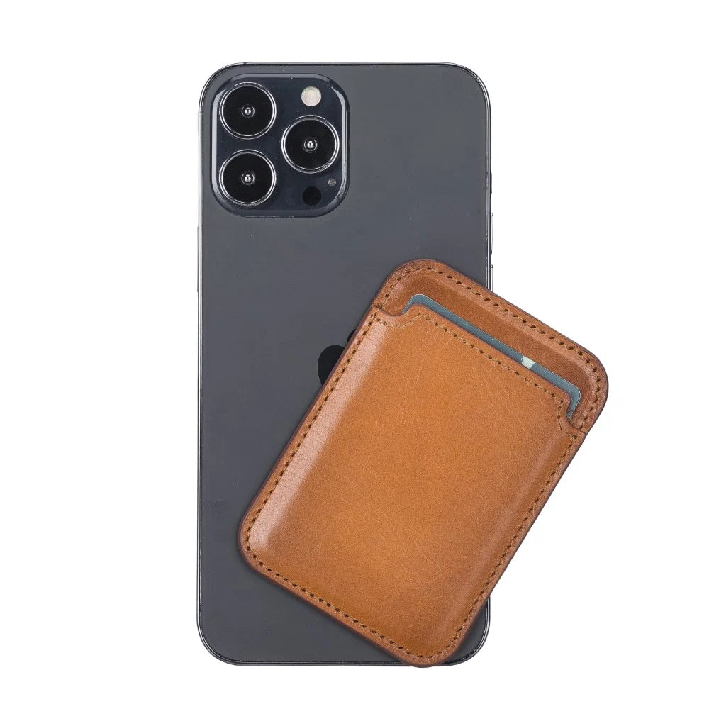 Maggy Leather Magnetic Card Holder