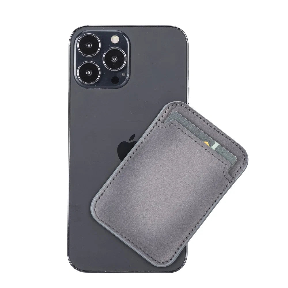 Maggy Leather Magnetic Card Holder