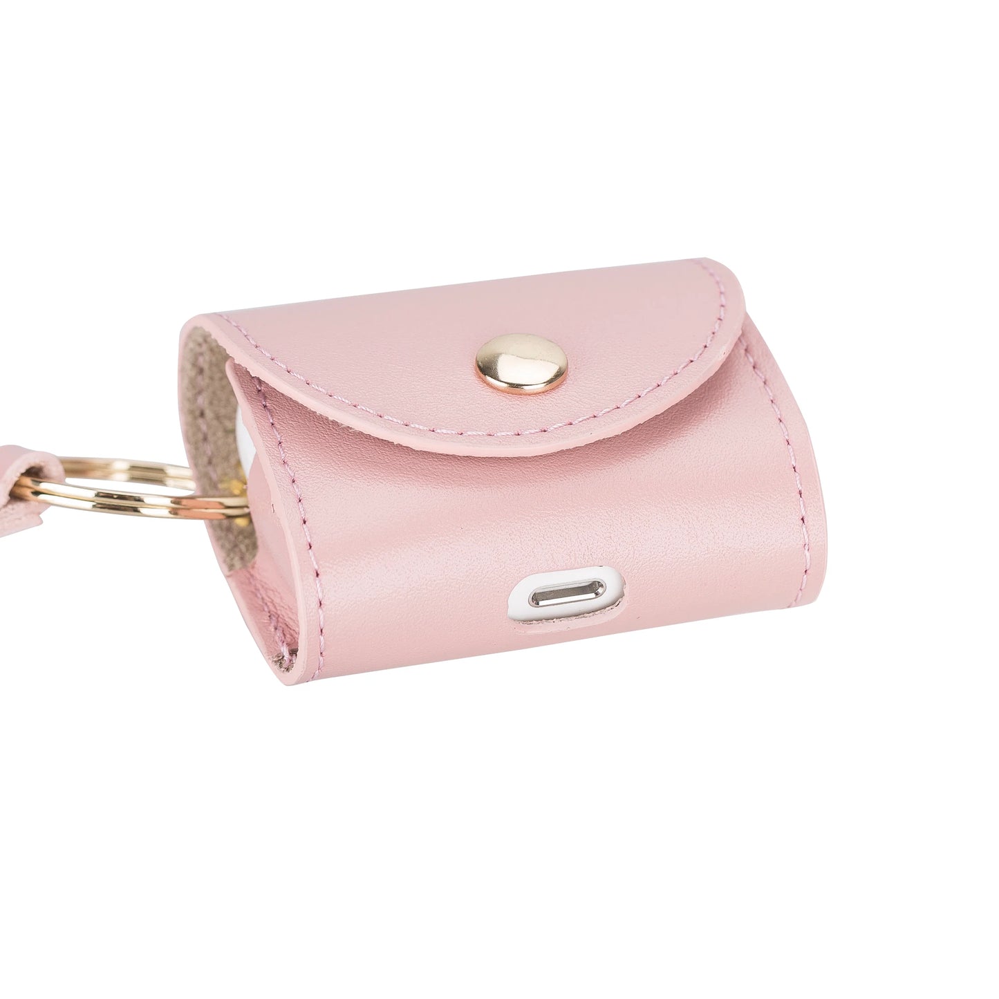 Mai Snap AirPods 3 and AirPods 4 Leather Case with Hook