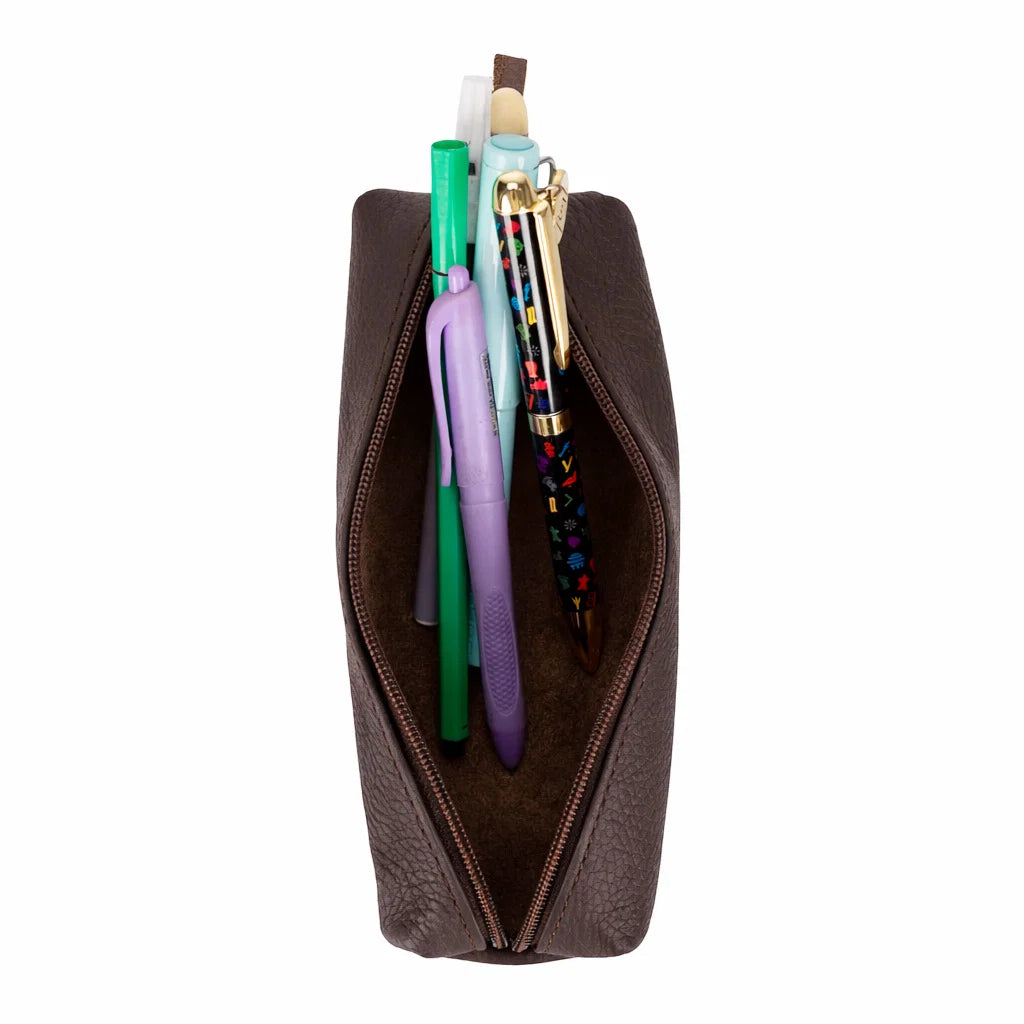 Multibox Leather Pencil Case