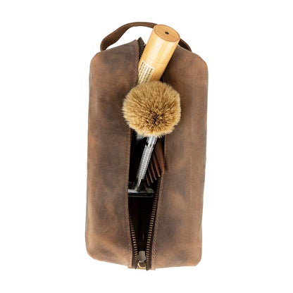 Eve Extra Large Leather Toiletry Bag