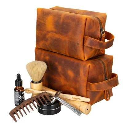Eve Large Leather Toiletry Bag