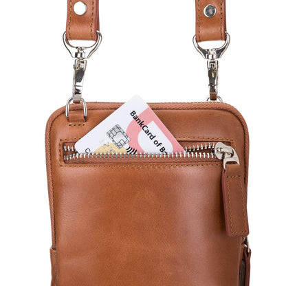 Synera Leather Phone Crossbody Bag
