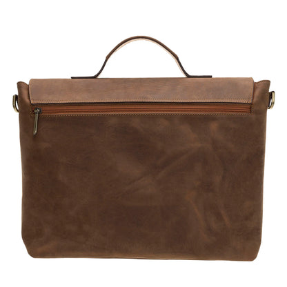 Olympus Leather Laptop Briefcase – 14 & 17 Inch