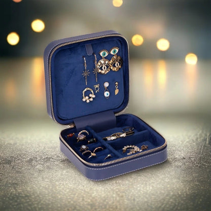 Amanda Medium Leather Jewelry Box