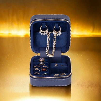 Amanda Medium Leather Jewelry Box