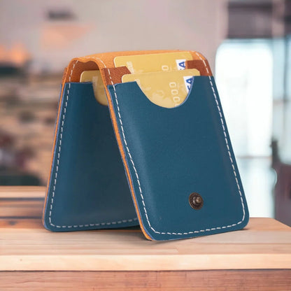 Bella Snap Leather Card Holder
