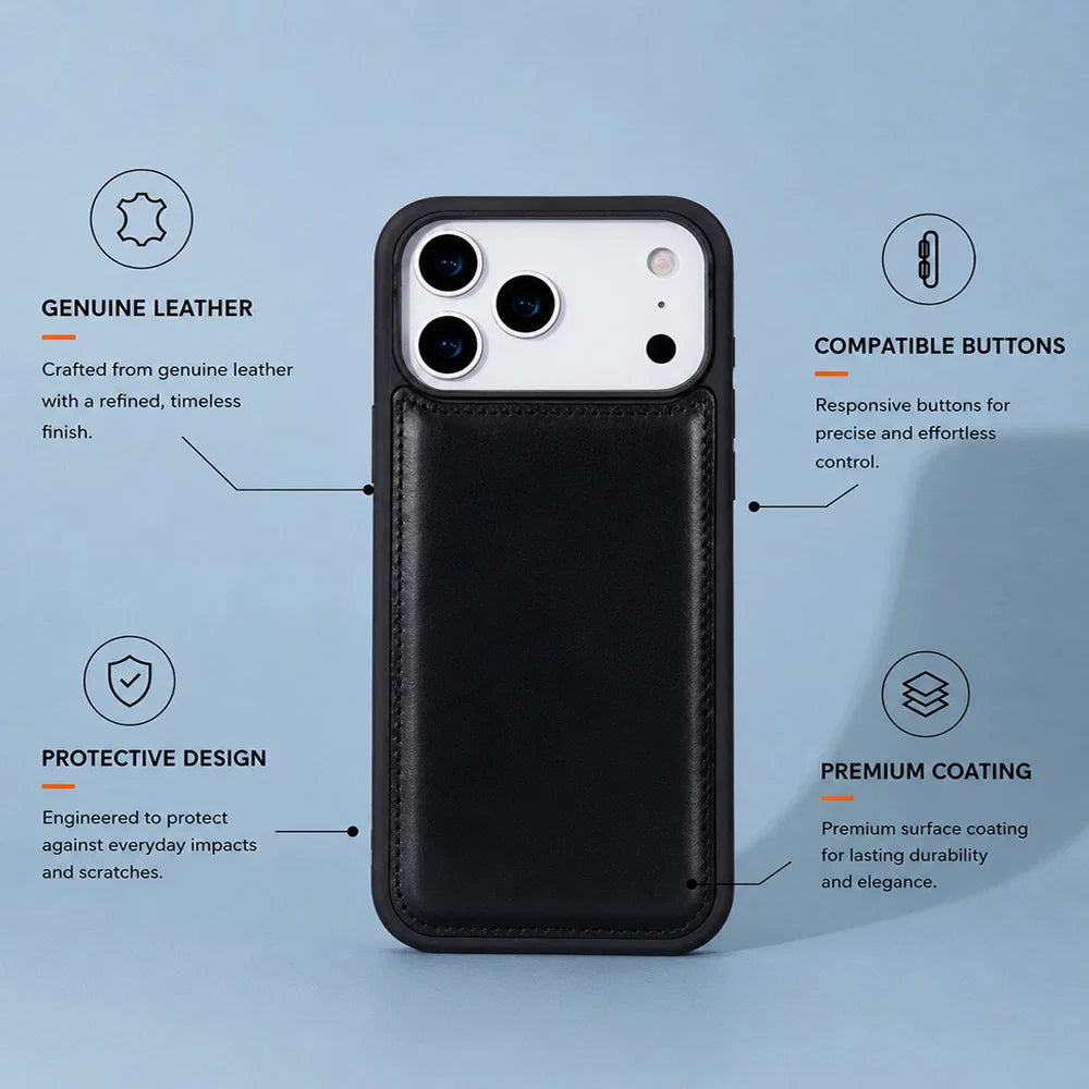 Flex Cover iPhone 17 Pro Leather Case