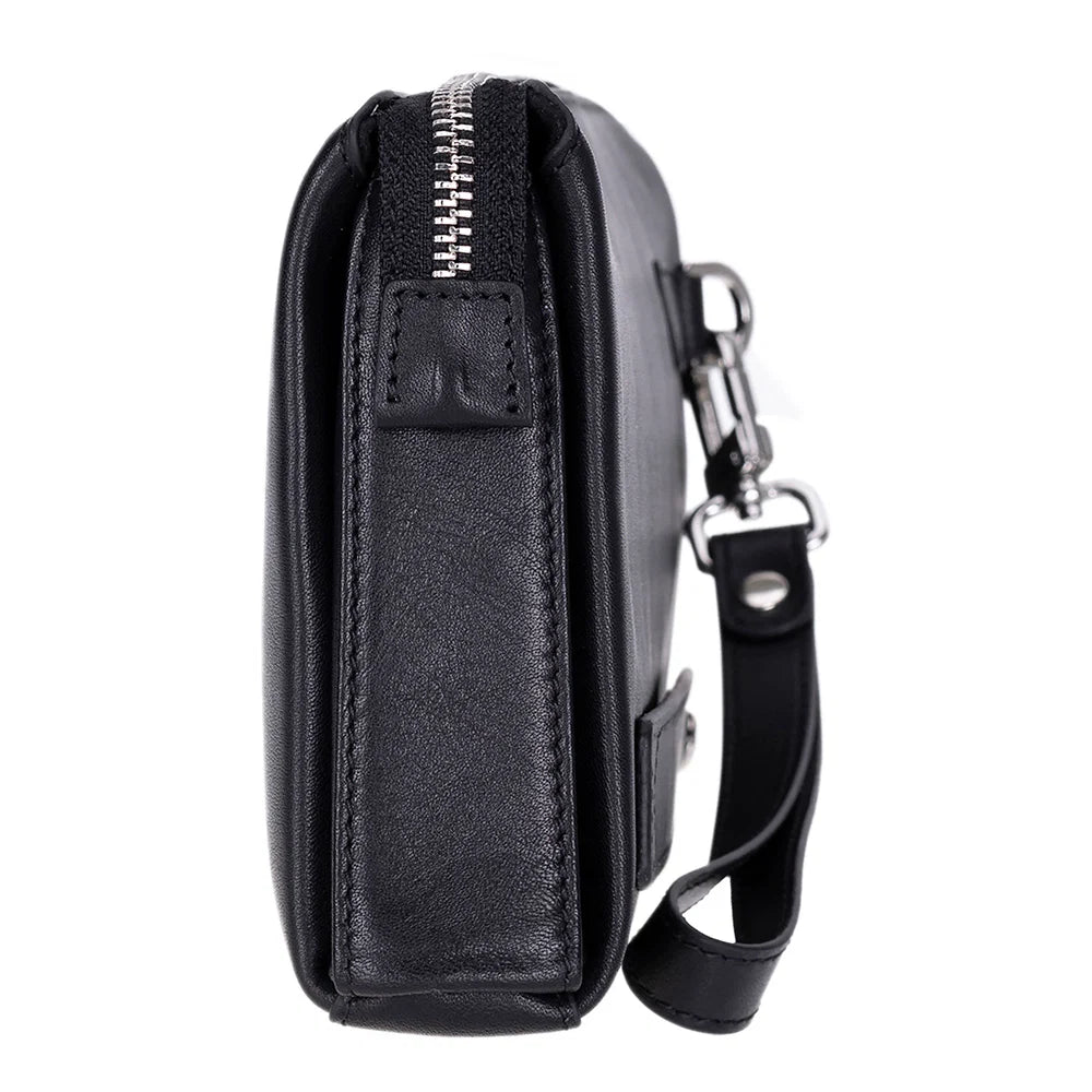 Lupus Leather Clutch Bag