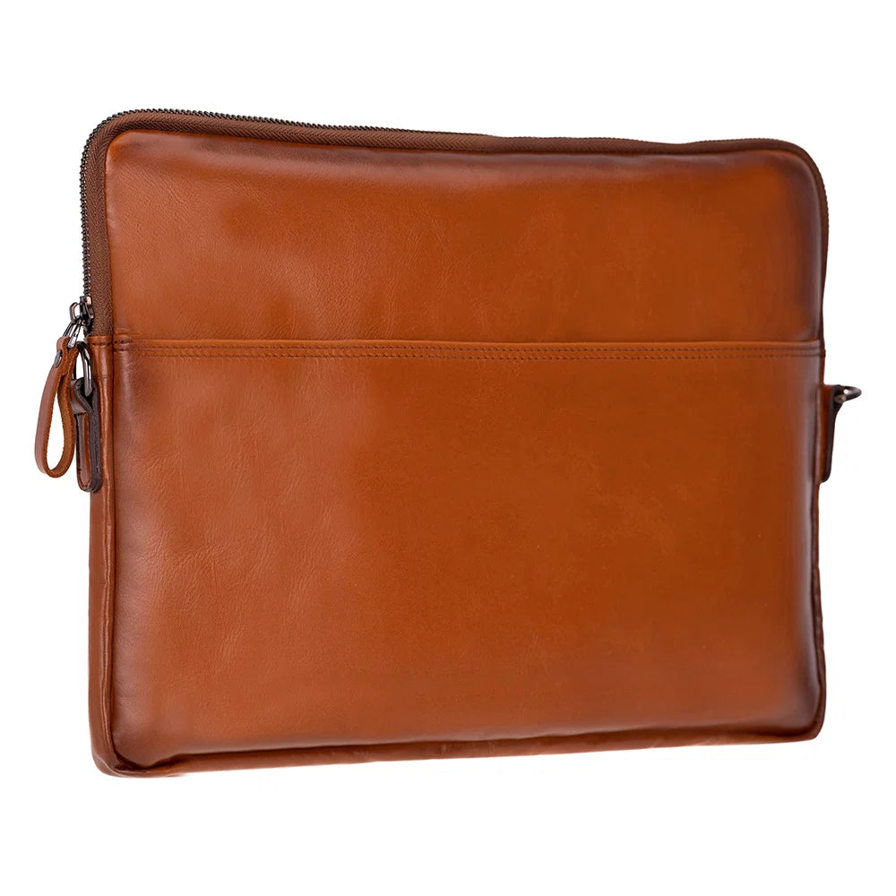 Leeds Slim Leather Laptop / Tablet Sleeve
