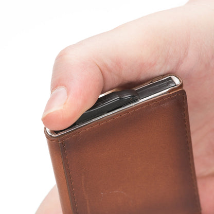 Torres Pop-Up Leather Card Holder – 18 Colors