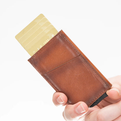 Torres Pop-Up Leather Card Holder – 18 Colors